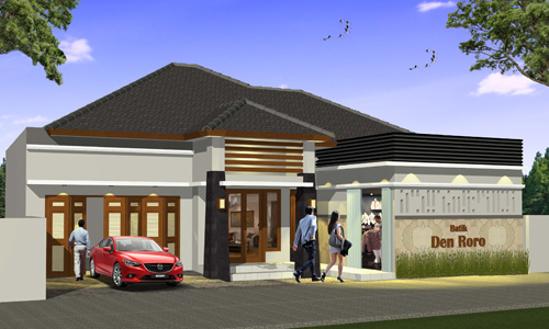  Gambar  Tata Desain Rumah  Islami Wall PPX